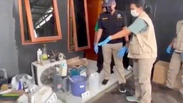 Gerak Cepat Koki hingga Kurir Dibekuk Badan Narkotika Nasional (BNN) Bongkar Pabrik MDMB-4EN-PINACA di Tangerang,