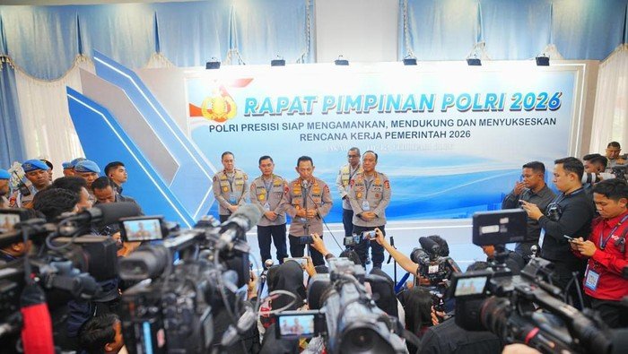 Kapolri Jenderal Sigit PrabowoBuka Rapim Polri 2026, Siap Sukseskan Rencana Kerja Pemerintah